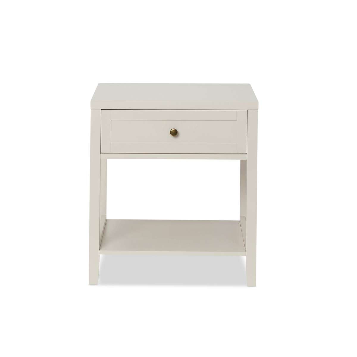 Cove Bedside Table - Beige - Mocka New Zealand