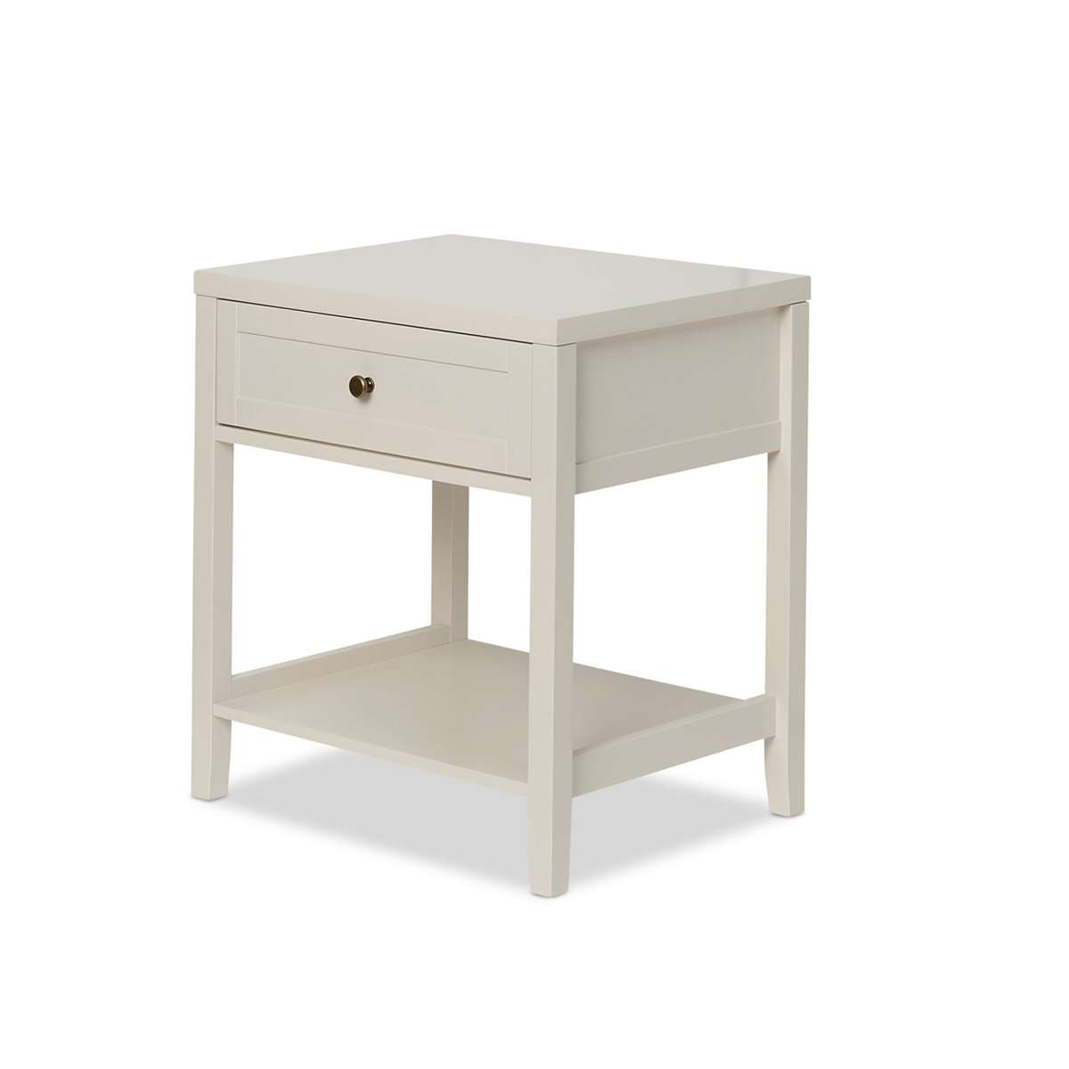 Cove Bedside Table - Beige - Mocka New Zealand