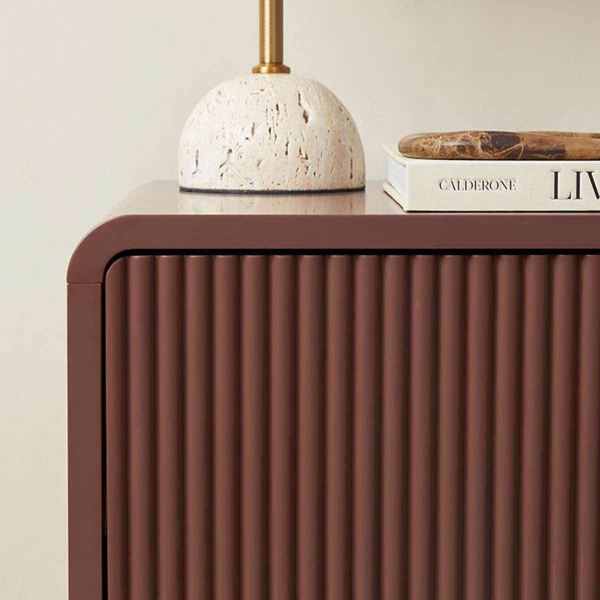 Majorca Bedside Table - Chocolate - Mocka New Zealand