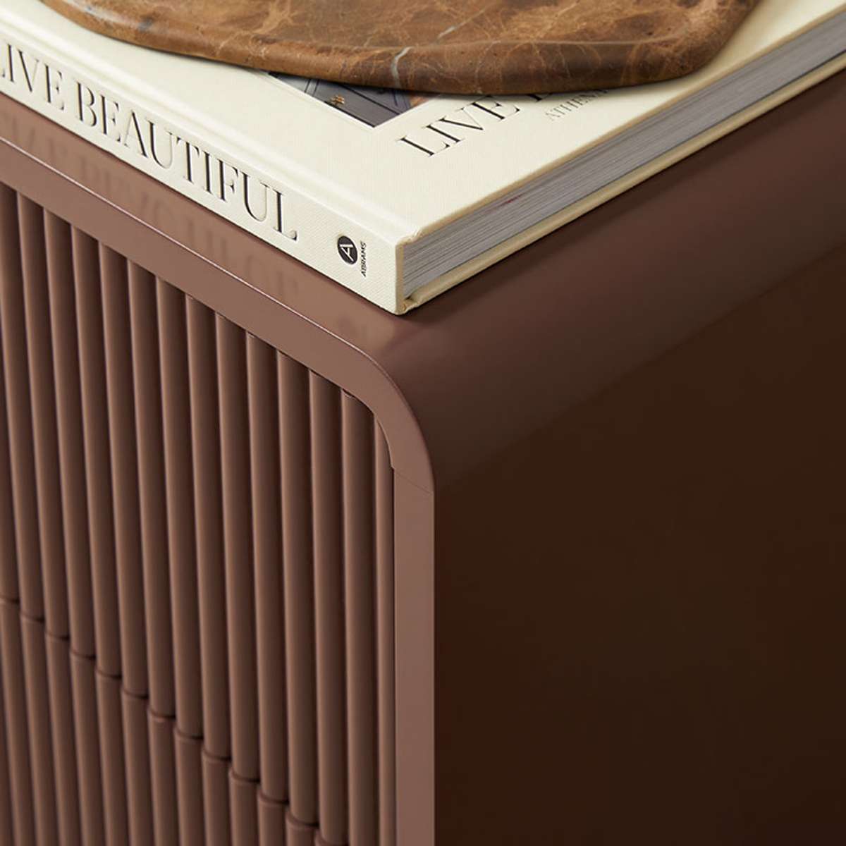 Majorca Bedside Table - Chocolate - Mocka New Zealand