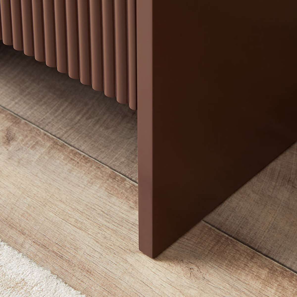 Majorca Bedside Table - Chocolate - Mocka New Zealand