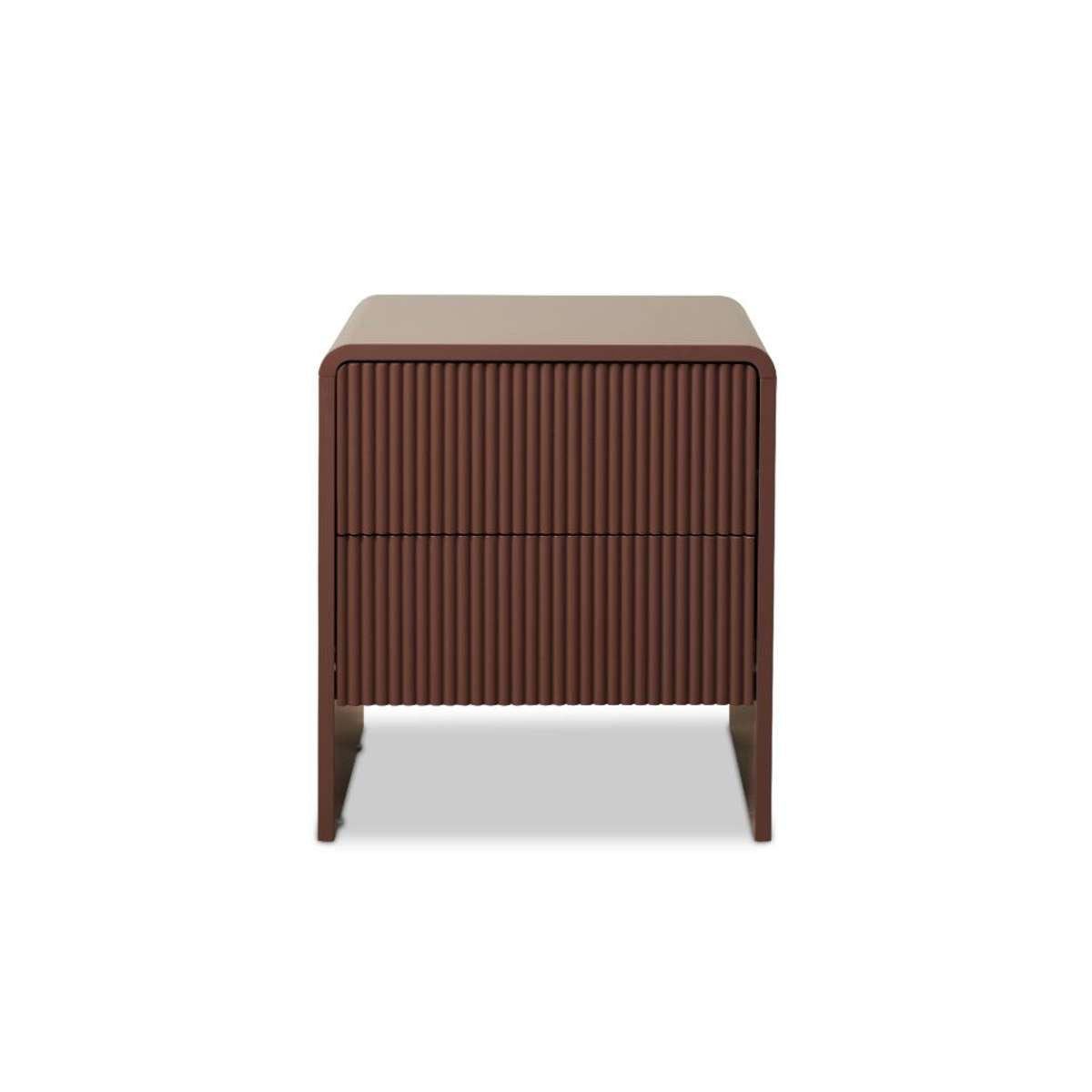 Majorca Bedside Table - Chocolate - Mocka New Zealand