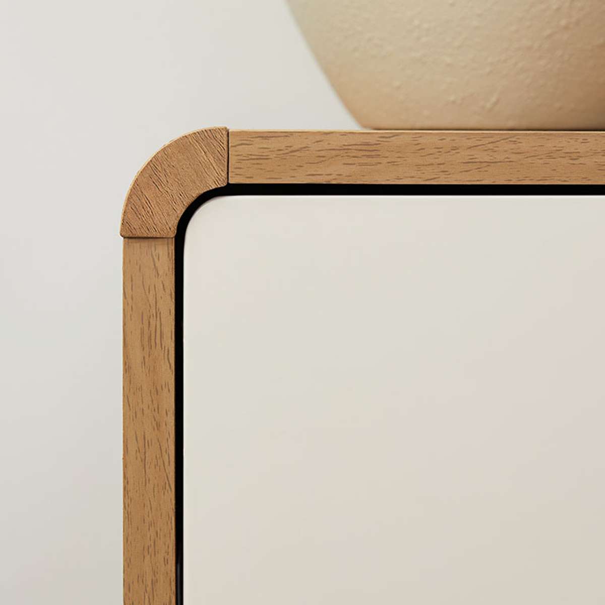 Owen Bedside Table - Pecan/Beige - Mocka New Zealand