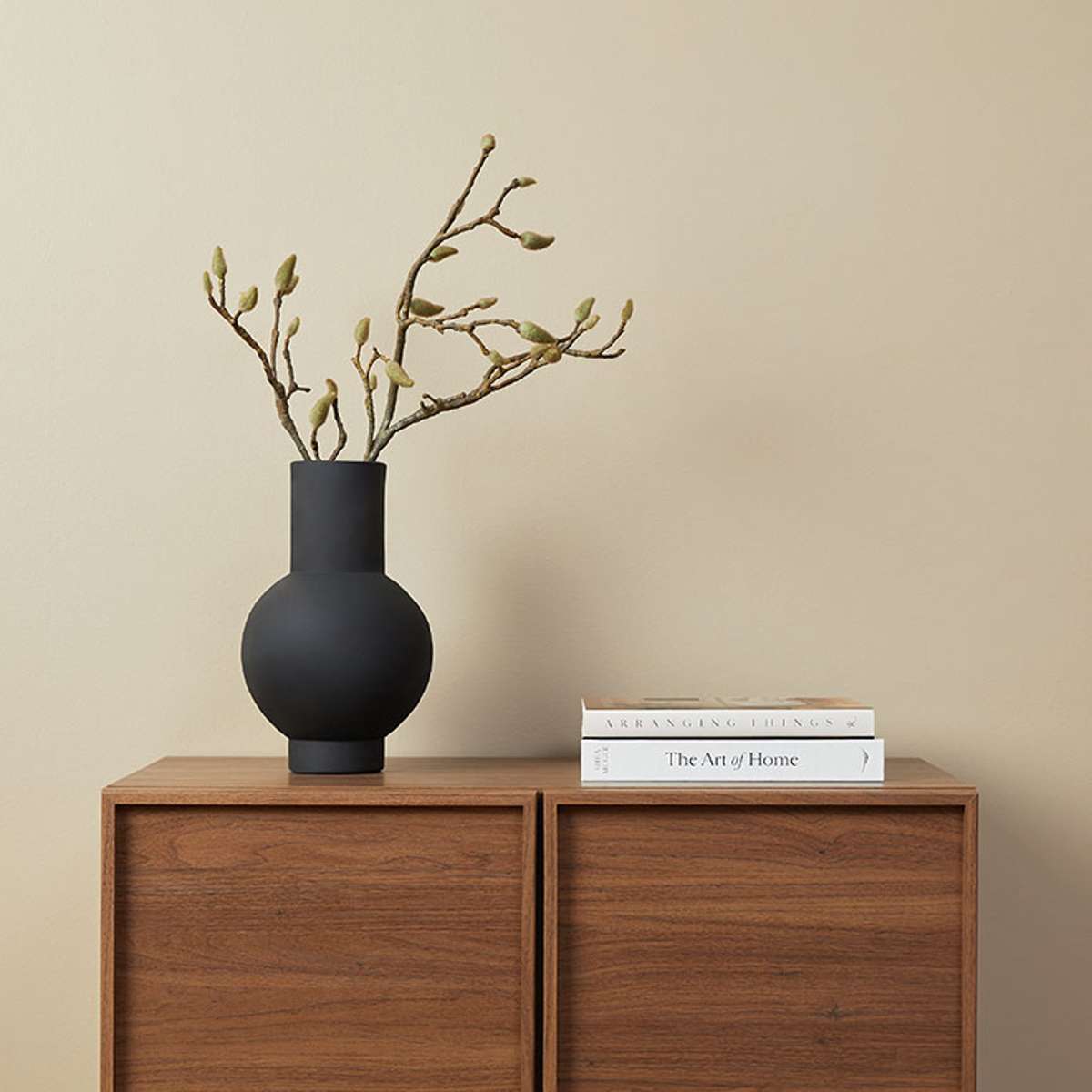Osaka Two Door Cabinet - Walnut - Mocka New Zealand