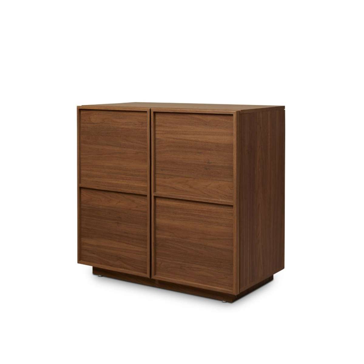 Osaka Two Door Cabinet - Walnut - Mocka New Zealand