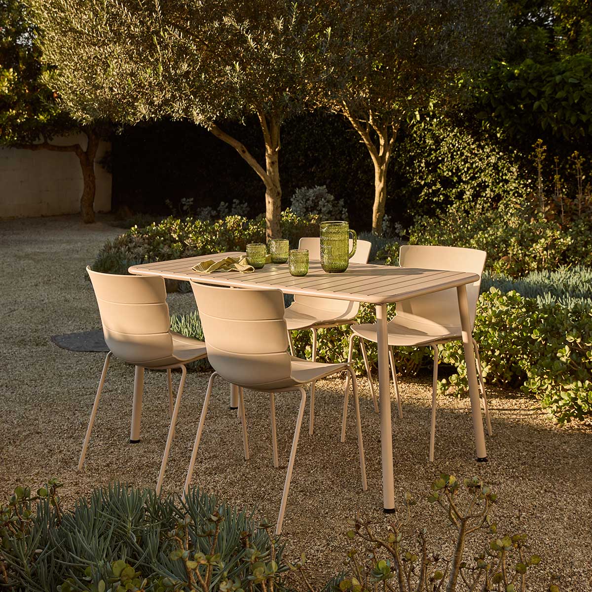 Ravello Outdoor Four Seater Dining Table - Beige