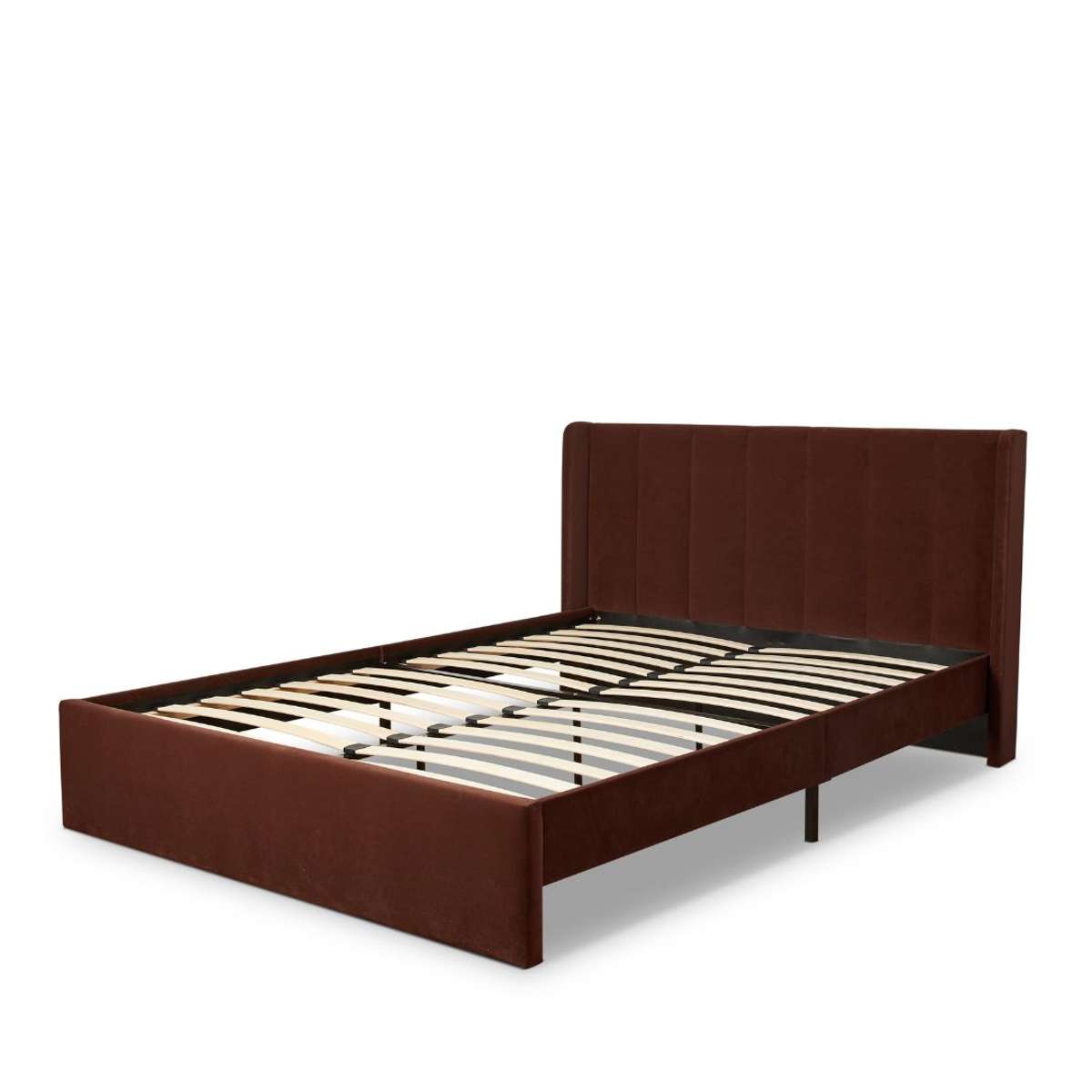 Quinn Queen Bed - Chocolate - Mocka New Zealand