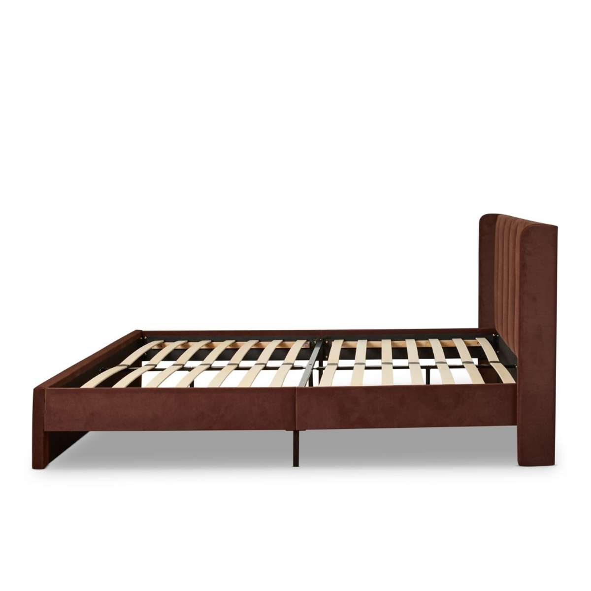 Quinn Queen Bed - Chocolate - Mocka New Zealand