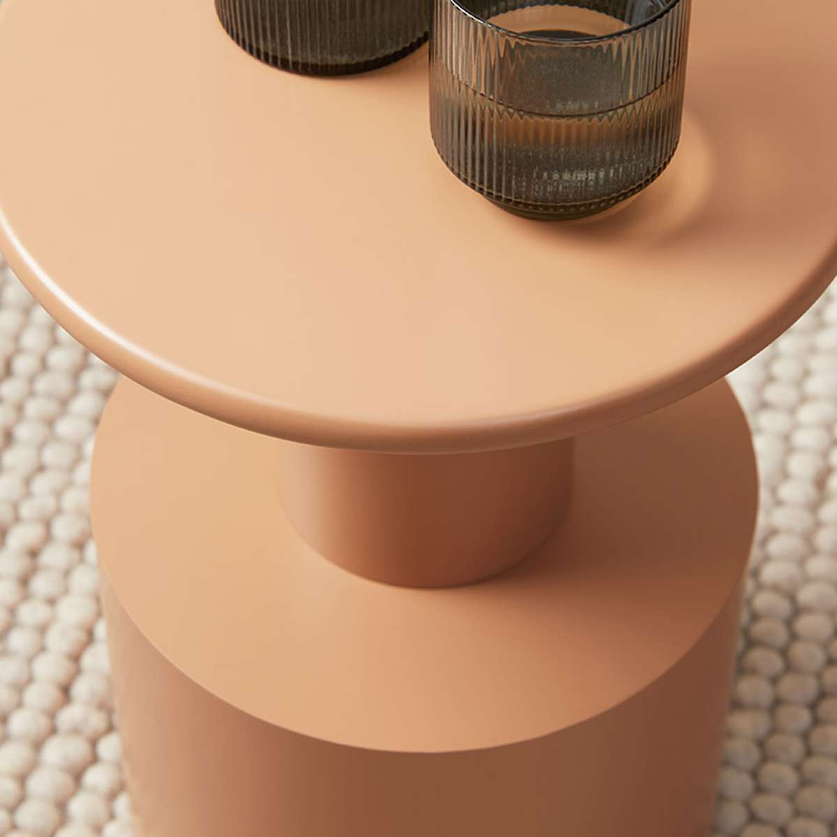 Zayne Side Table - Tan - Mocka New Zealand