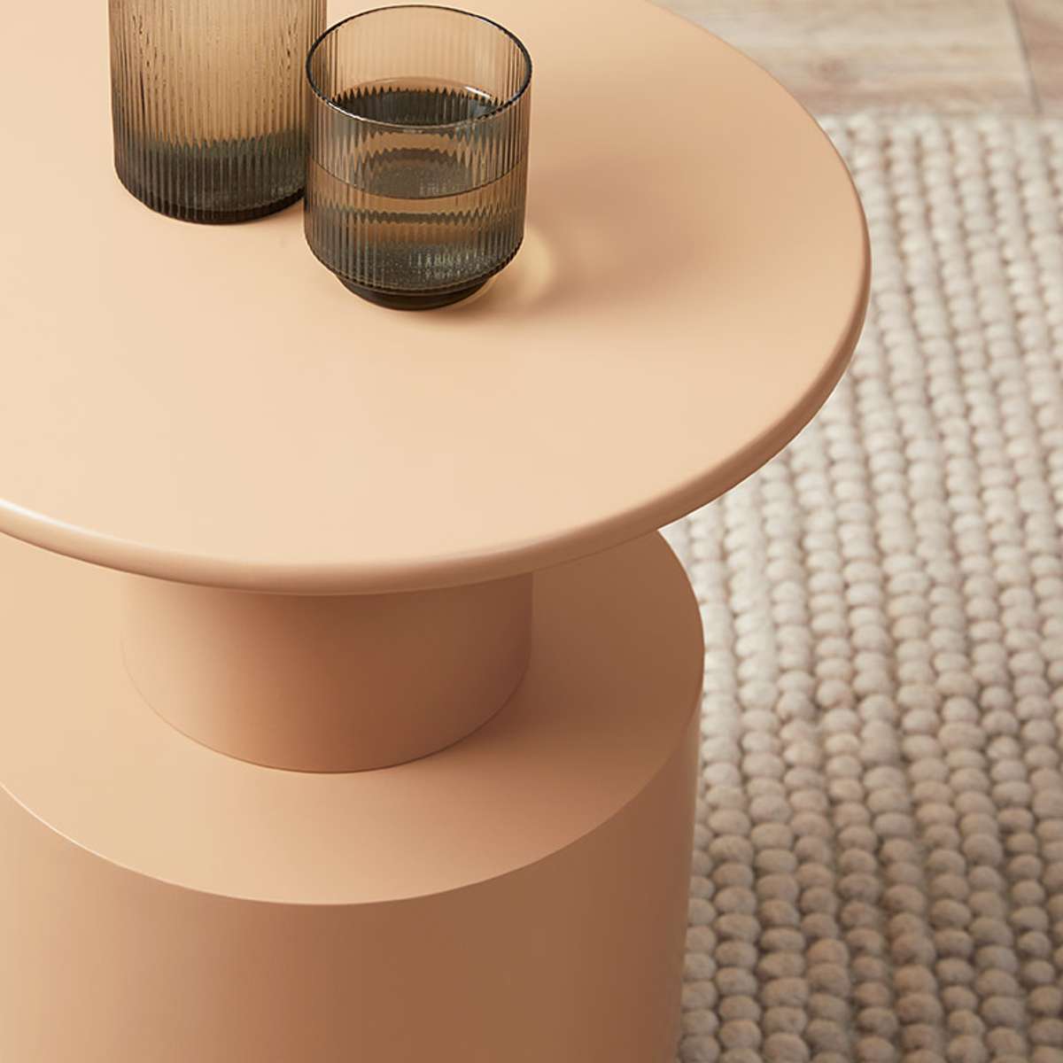 Zayne Side Table - Caramel - Mocka New Zealand