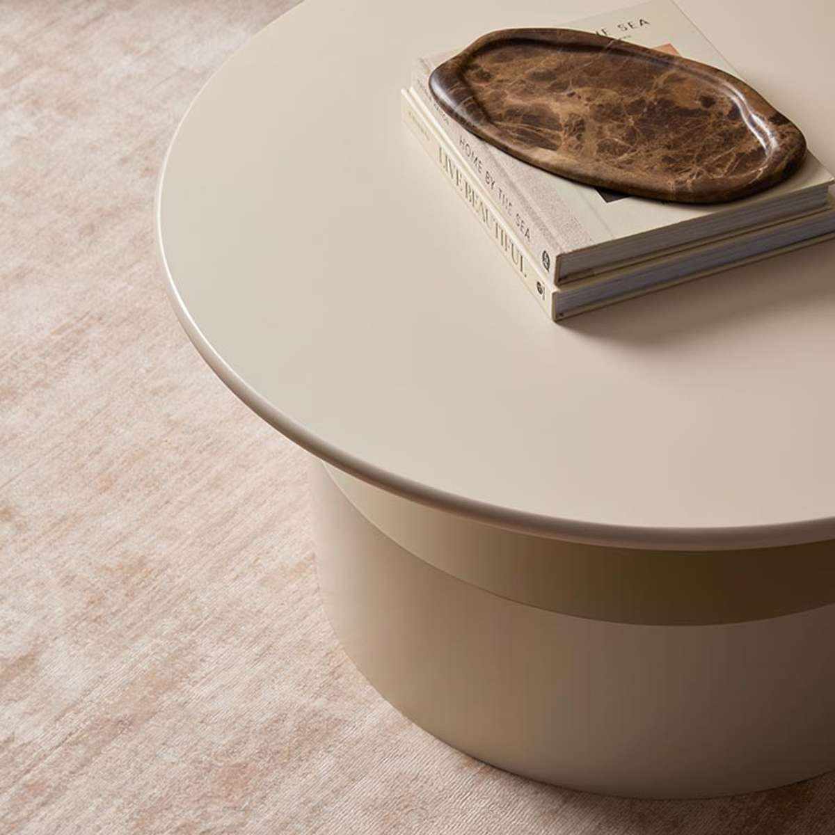 Zayne Coffee Table - Beige - Mocka New Zealand