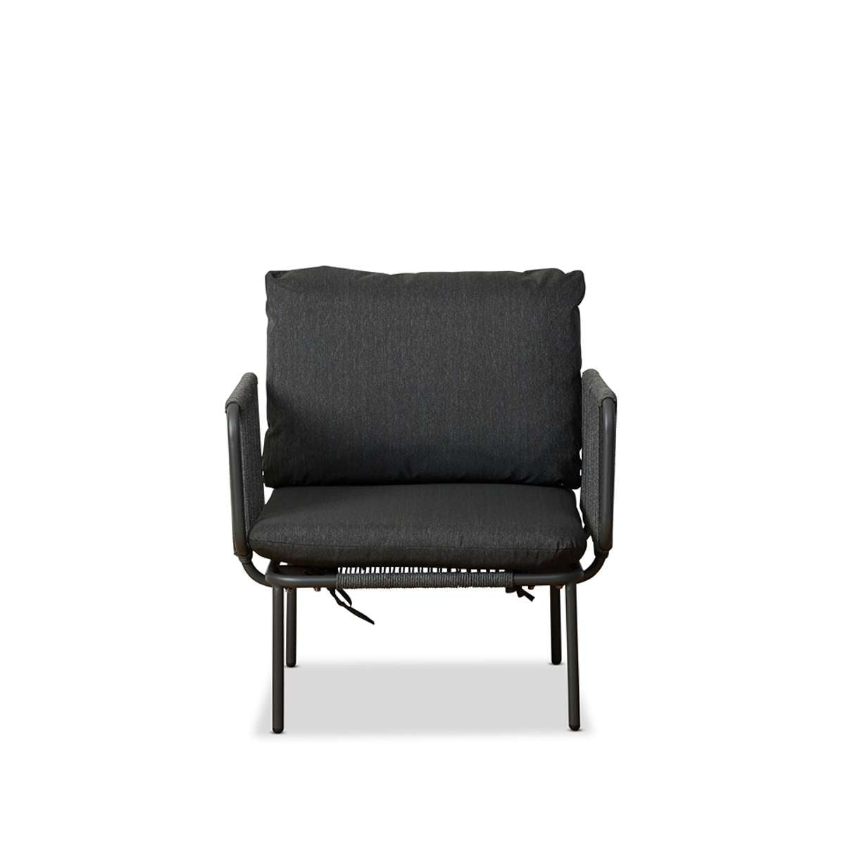 Sorrento Outdoor Armchair - Charcoal - Mocka New Zealand
