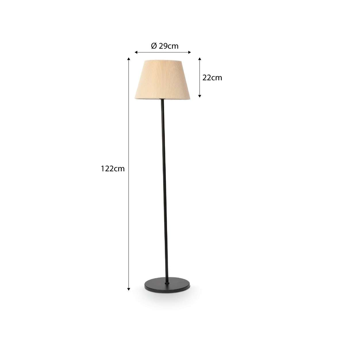 Porto Metal Floor Lamp - Mocka New Zealand