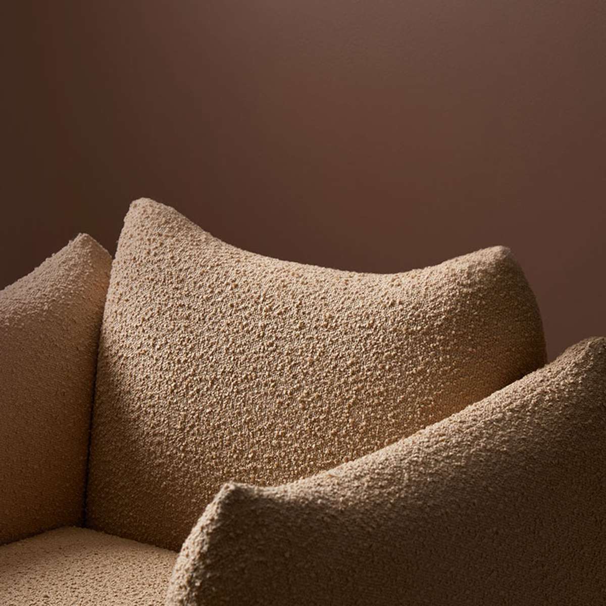 Monte Boucle Occasional Chair - Camel - Mocka New Zealand