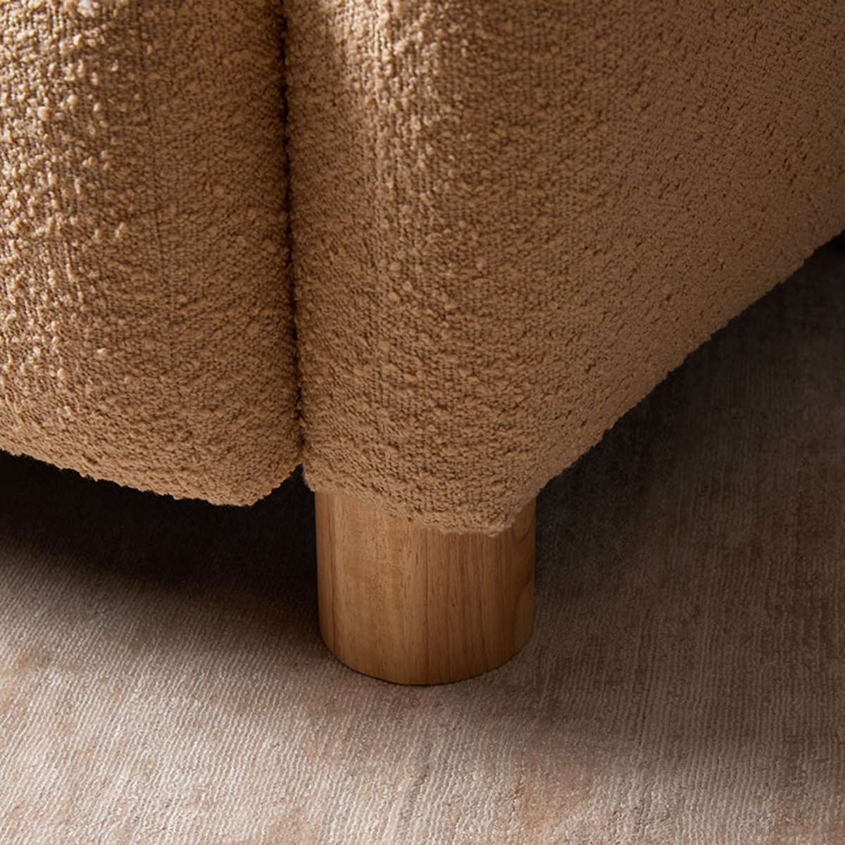 Monte Boucle Occasional Chair - Camel - Mocka New Zealand