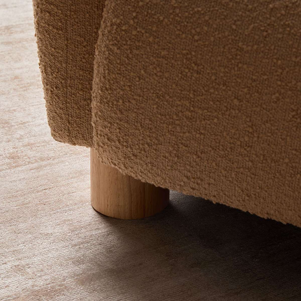 Monte Boucle Occasional Chair - Camel - Mocka New Zealand