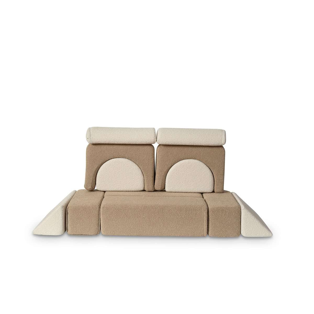 Modular Play Sofa - Cream/Beige Boucle - Mocka New Zealand