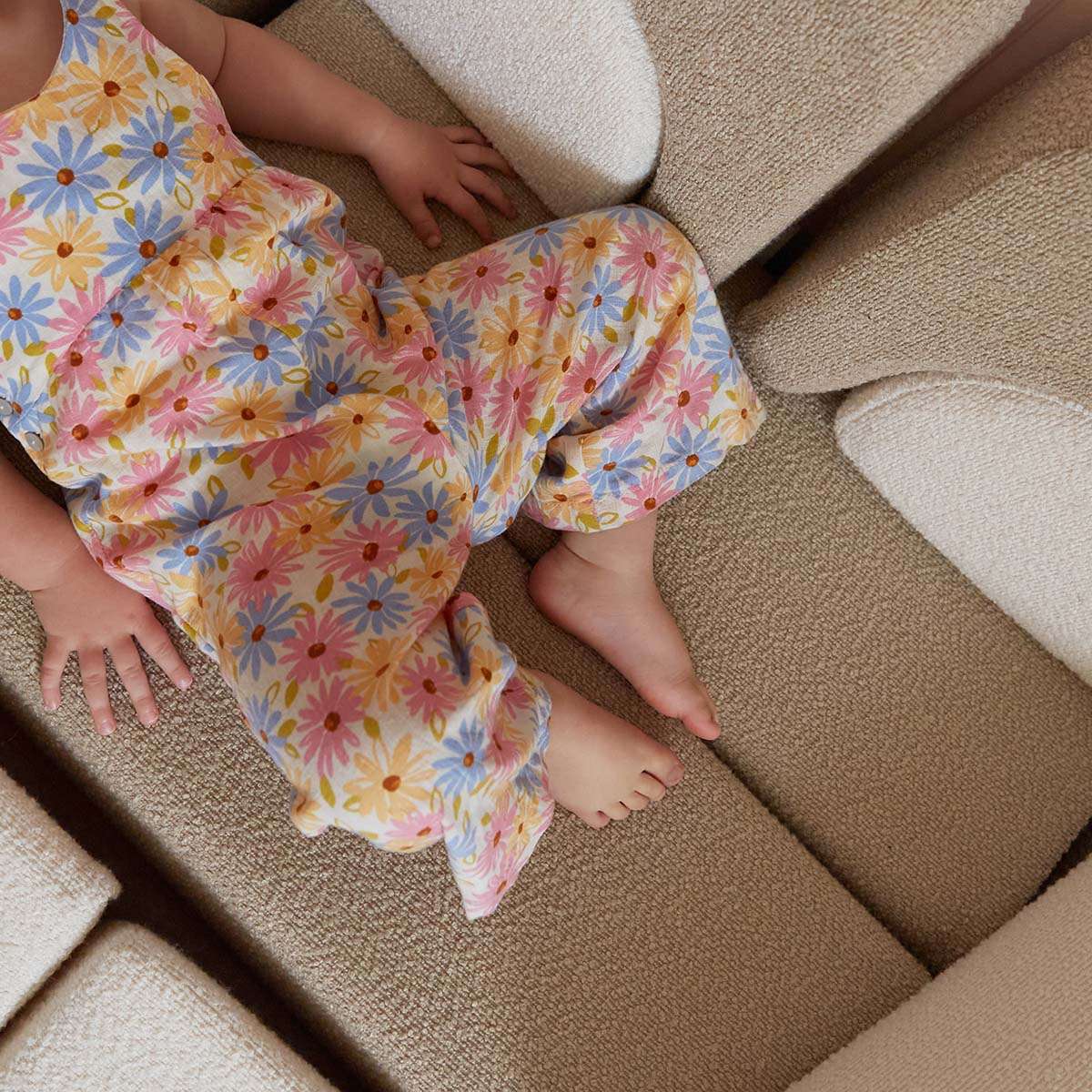 Modular Play Sofa - Cream/Beige Boucle - Mocka New Zealand