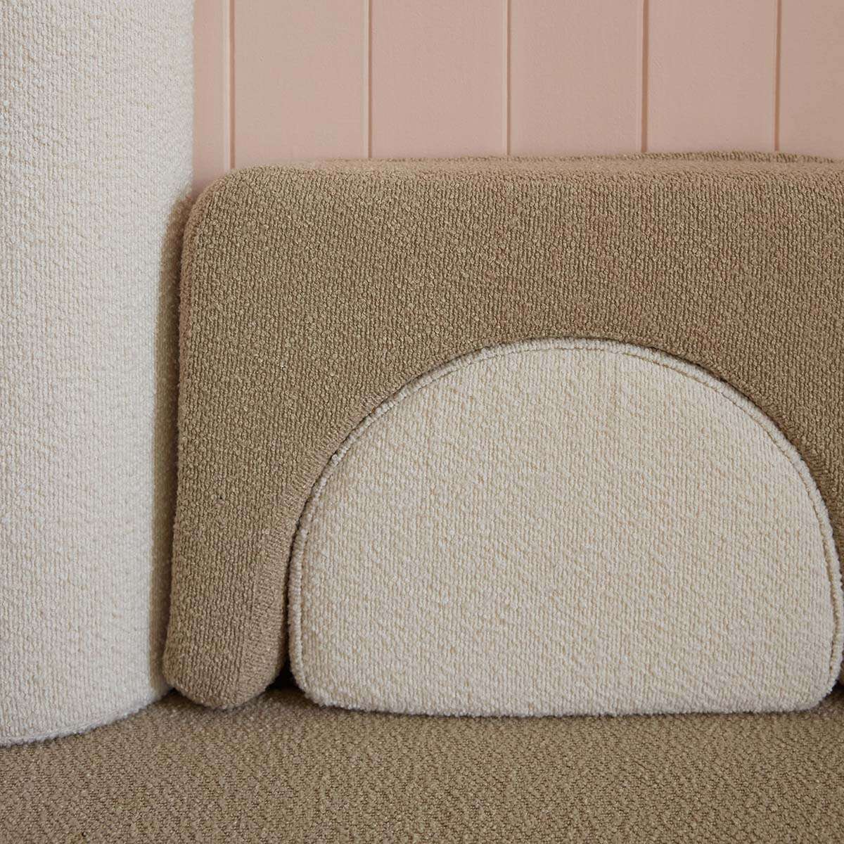 Modular Play Sofa - Cream/Beige Boucle - Mocka New Zealand
