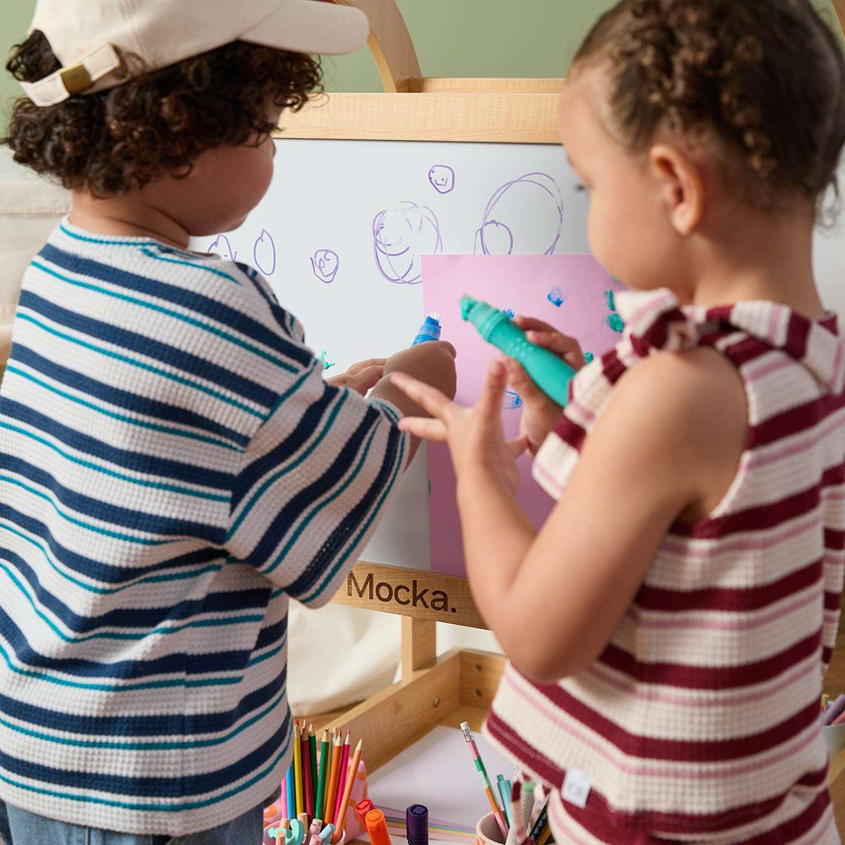 3 In 1 Black And White Board - Mocka New Zealand