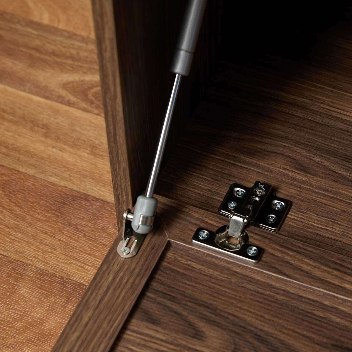 Noosa Rattan Slim Bookcase - Walnut - Mocka New Zealand