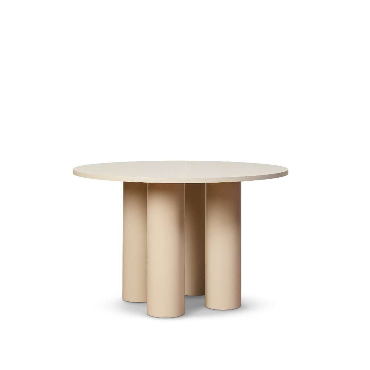 Otis Round Four Seater Dining Table - Beige - Mocka New Zealand