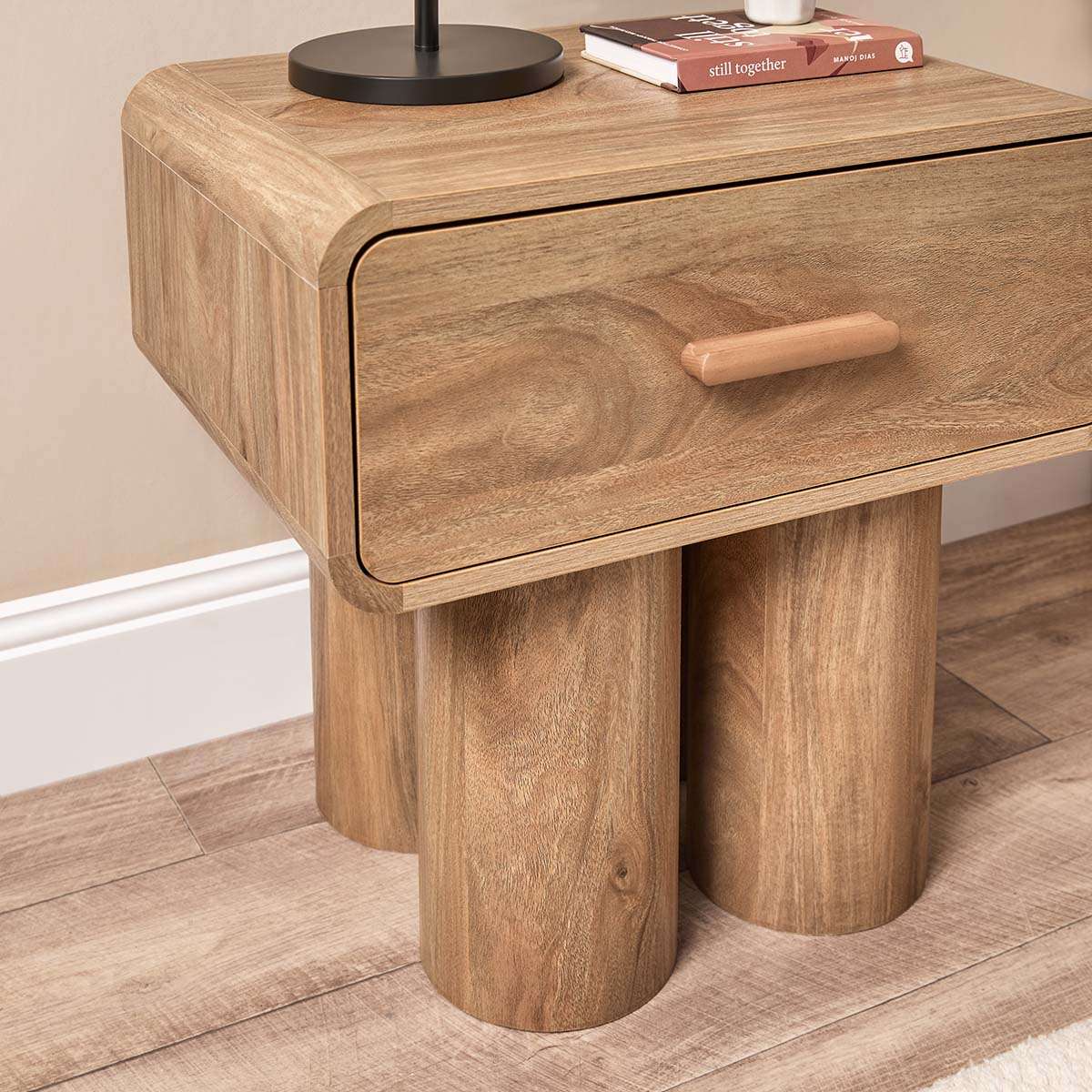 Otis Bedside Table - Pecan - Mocka New Zealand