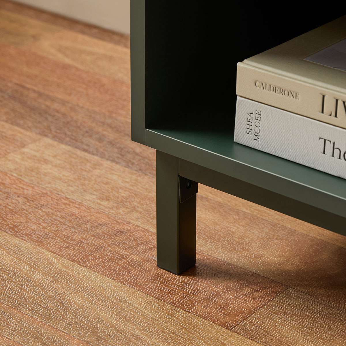Murphy Bedside Table - Green/Natural - Mocka New Zealand