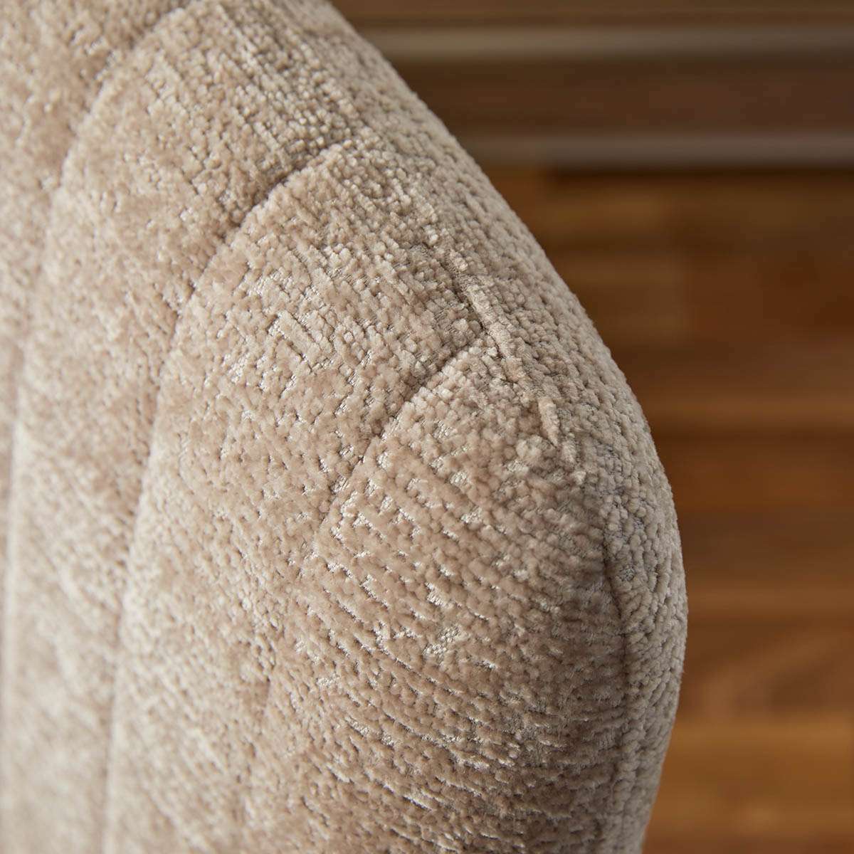 Luca Chrome Office Chair - Natural - Mocka New Zealand