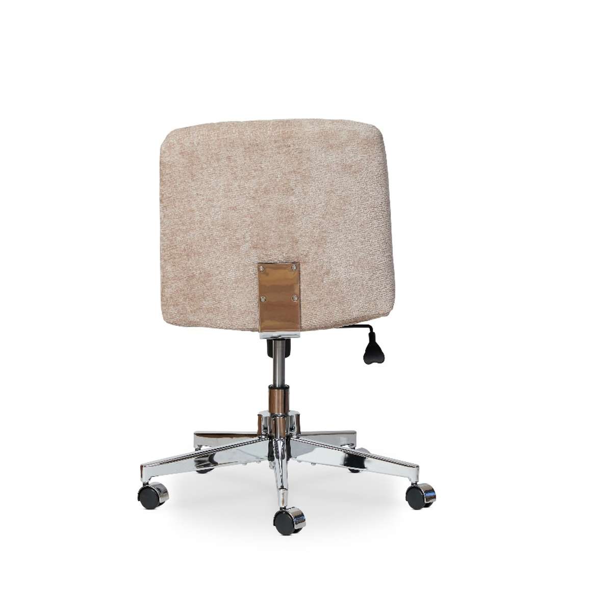 Luca Chrome Office Chair - Natural - Mocka New Zealand