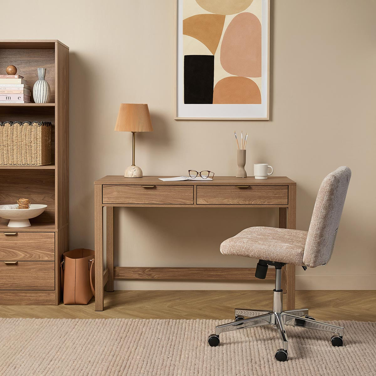 Maverick Desk - Pecan - Mocka New Zealand