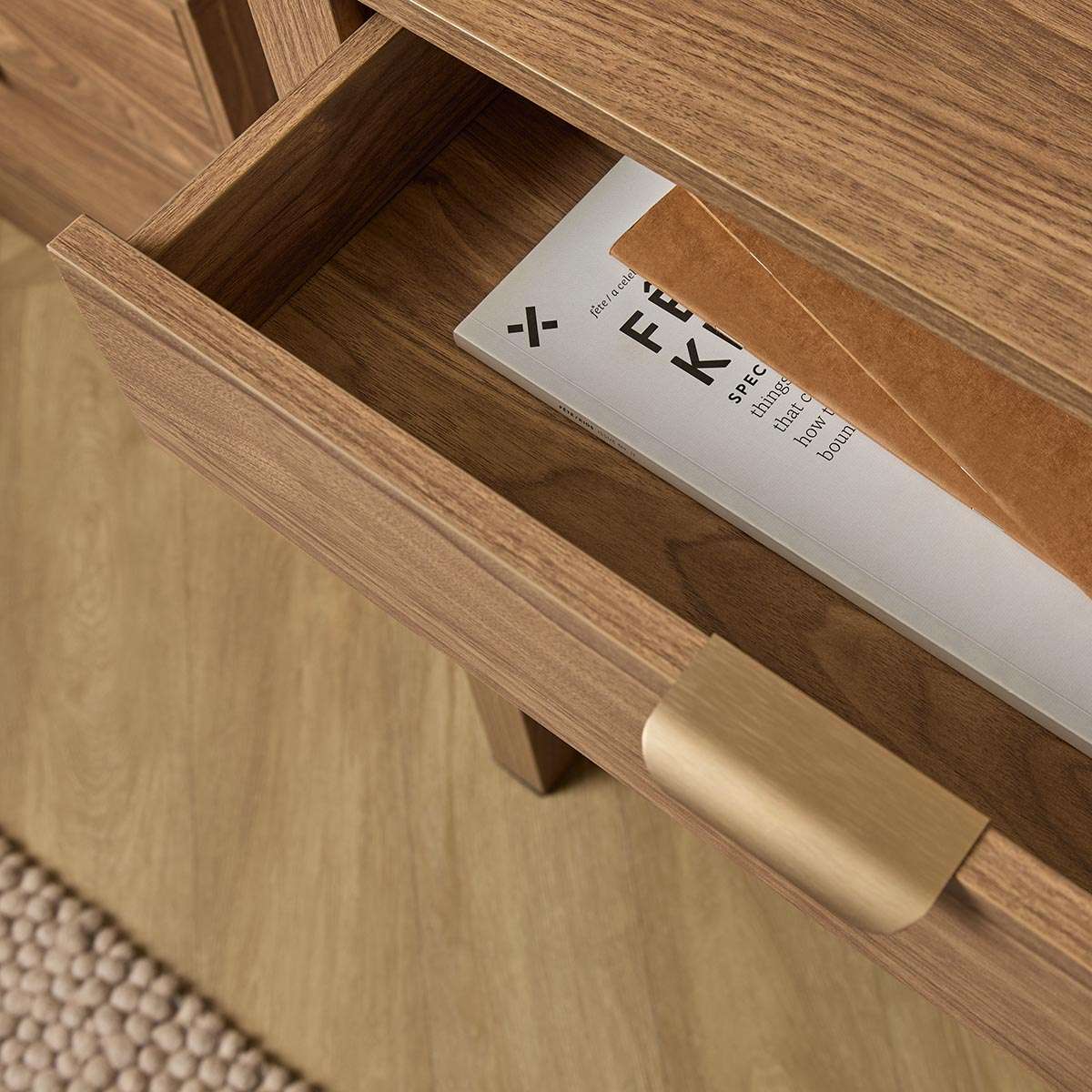 Maverick Desk - Pecan - Mocka New Zealand