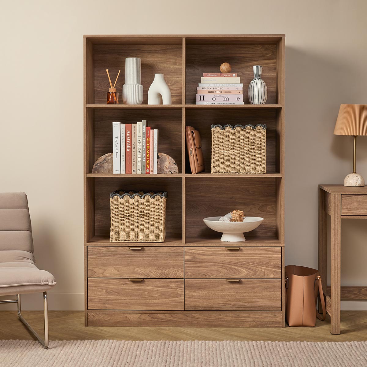 Maverick Bookcase - Pecan - Mocka New Zealand