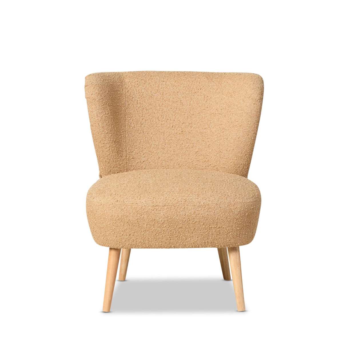 Harlyn Boucle Occasional Chair - Camel - Mocka New Zealand