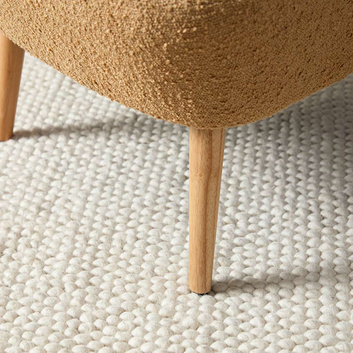 Harlyn Boucle Occasional Chair - Camel - Mocka New Zealand