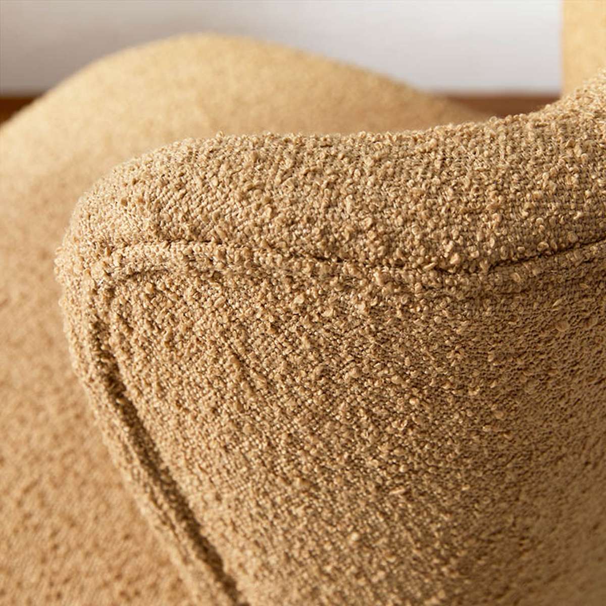 Harlyn Boucle Occasional Chair - Camel - Mocka New Zealand