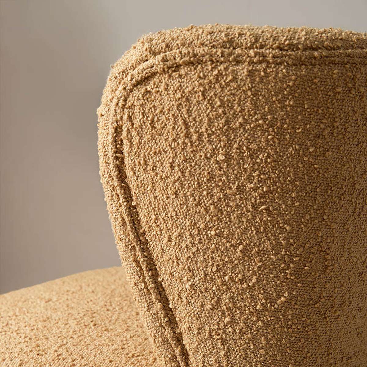 Harlyn Boucle Occasional Chair - Camel - Mocka New Zealand