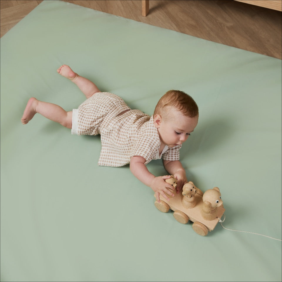 Padded Play Mat Reversible - Green