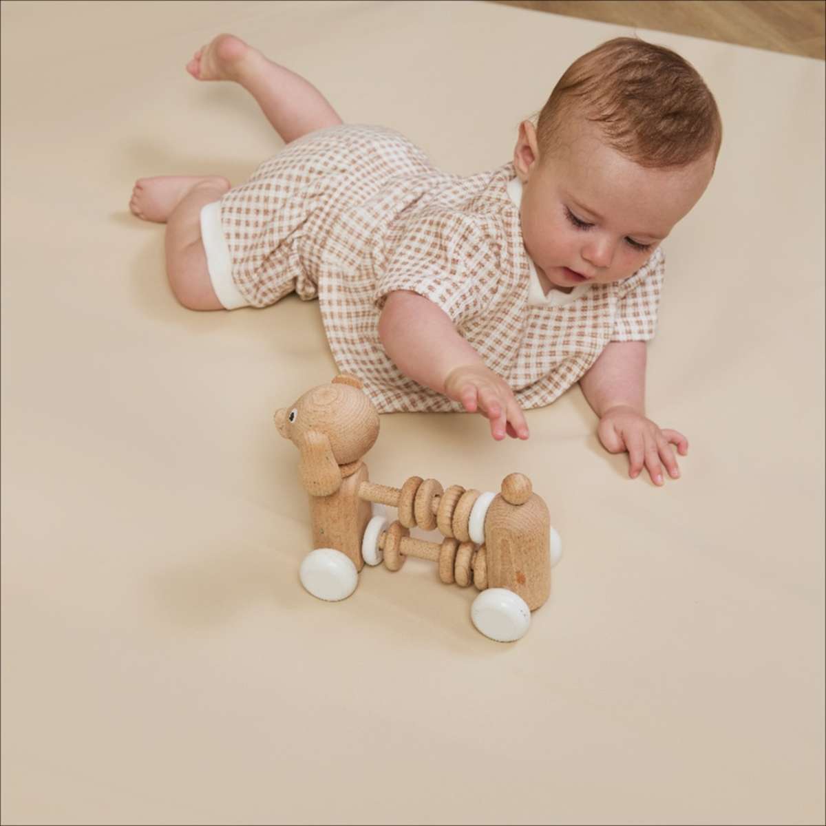 Padded Play Mat Reversible - Cream - Mocka New Zealand