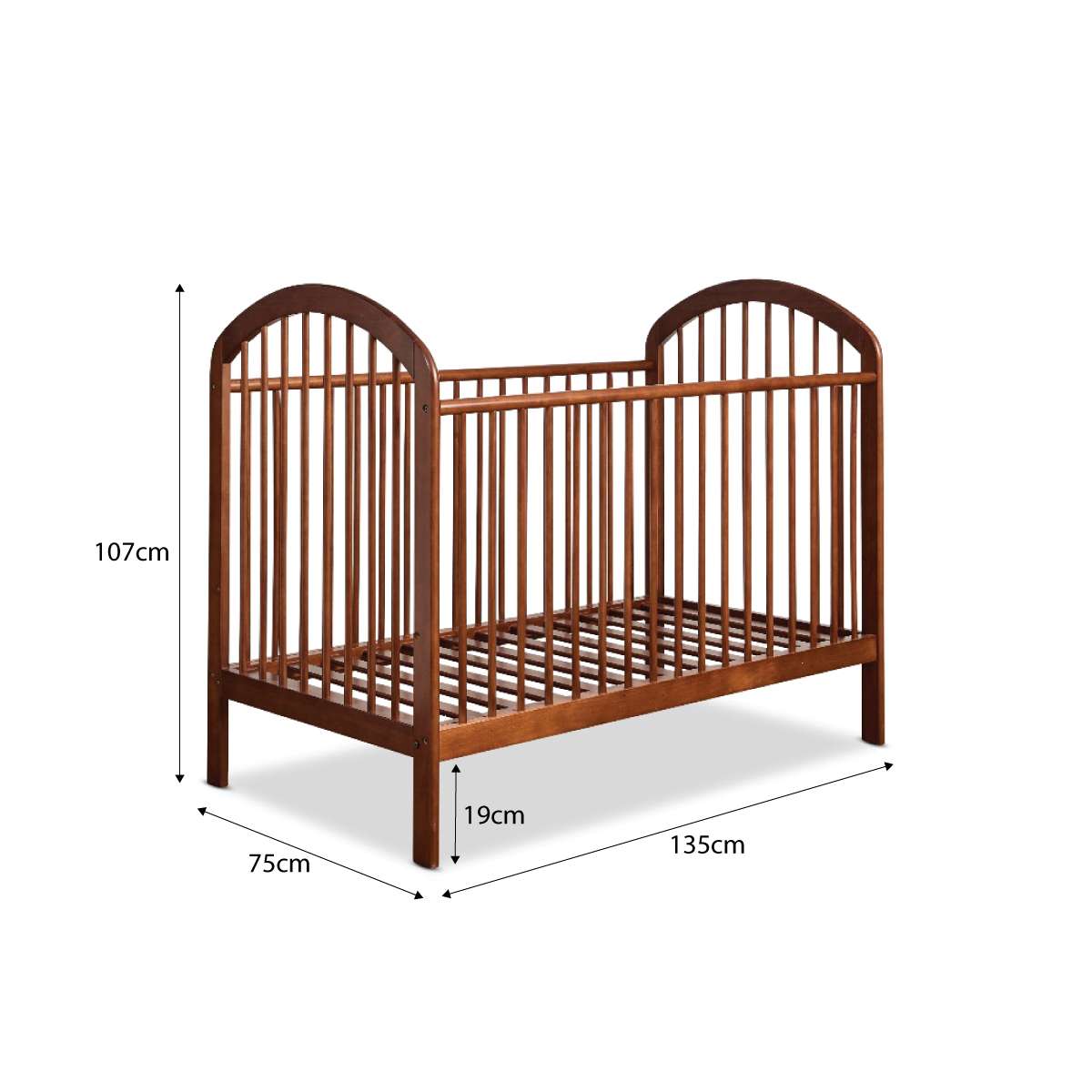 Archie Cot - Hazelnut - Mocka New Zealand