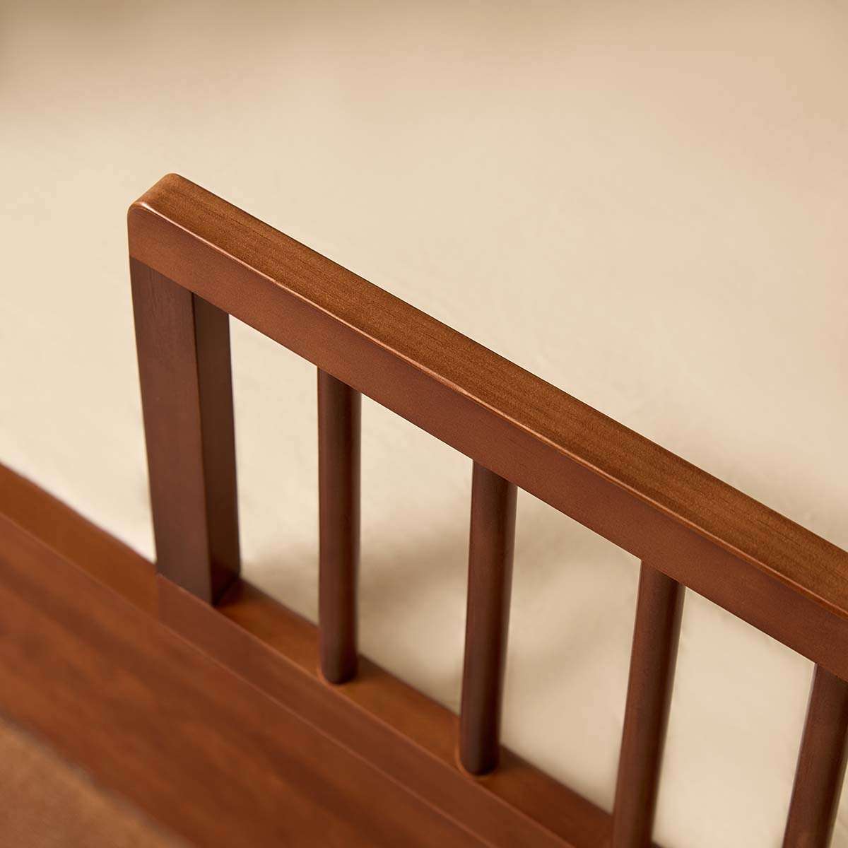 Archie Cot Toddler Bed Half Frame - Hazelnut - Mocka New Zealand