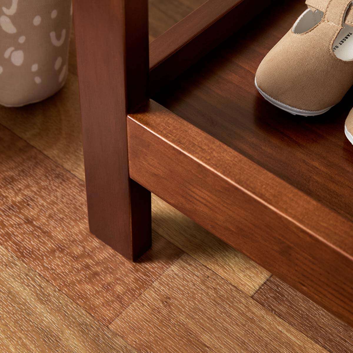 Archie 2 Shelf Change Table - Hazelnut - Mocka New Zealand