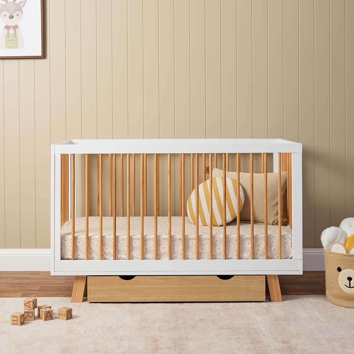 Mocka Under Cot Storage - Natural - Mocka New Zealand