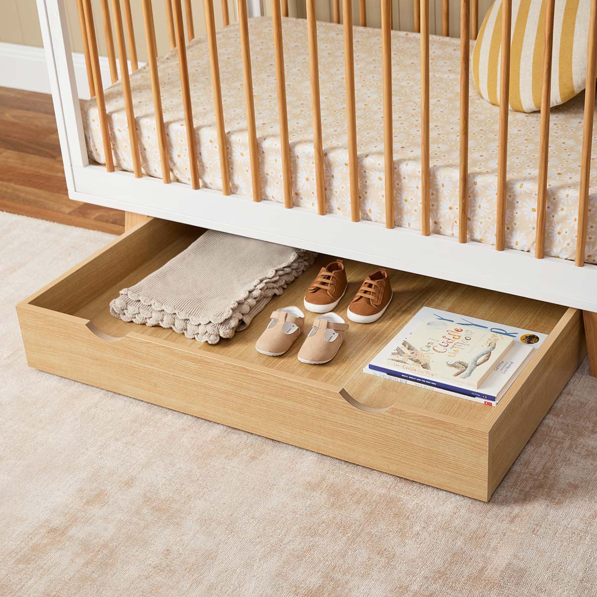 Mocka Under Cot Storage - Natural - Mocka New Zealand