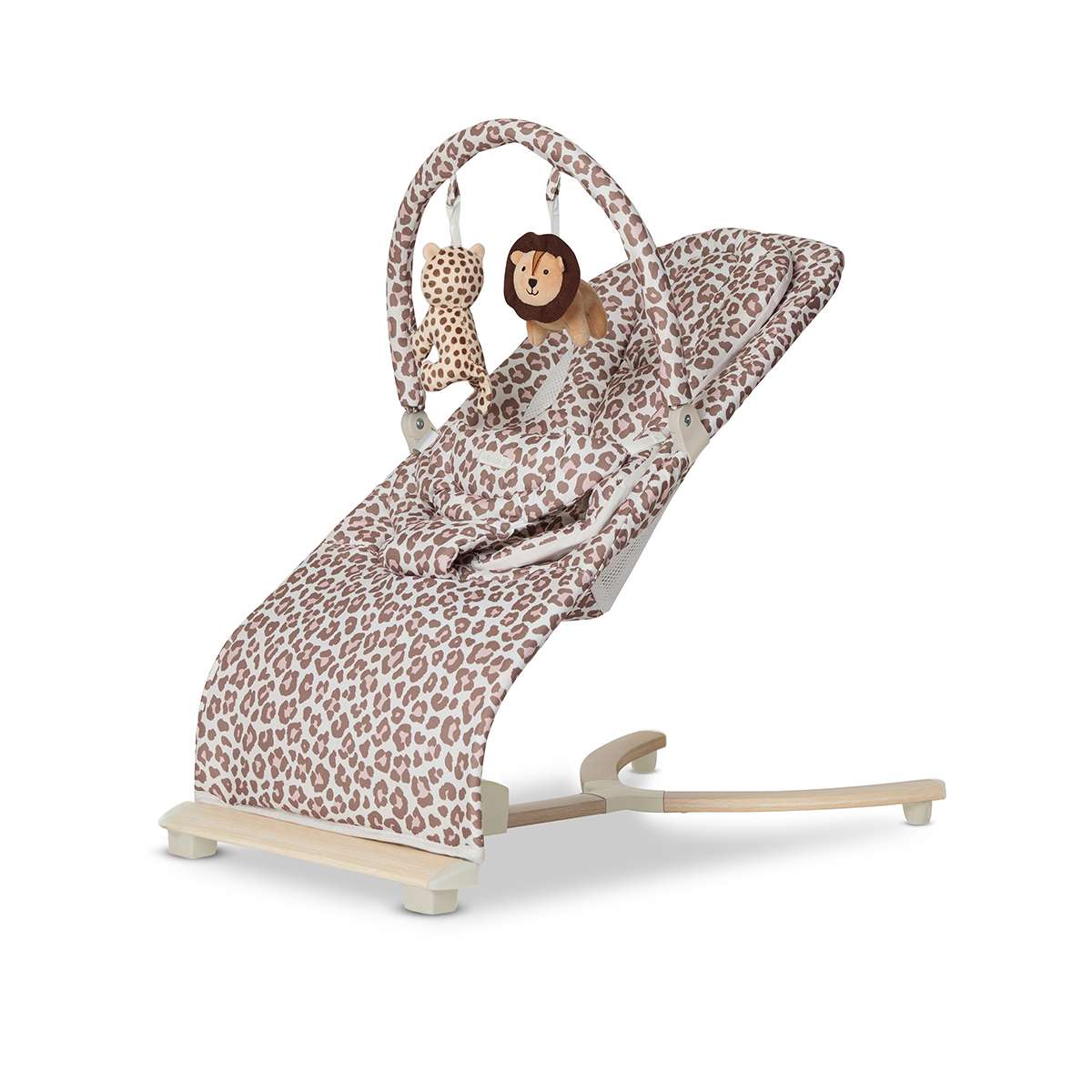 Aubrey Animal Bouncer - Leopard - Mocka New Zealand