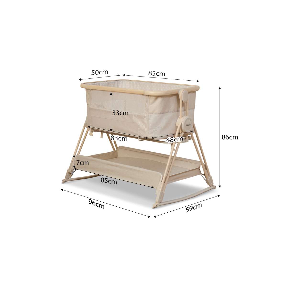 Mocka Dream Starter Set Bassinet & Portacot