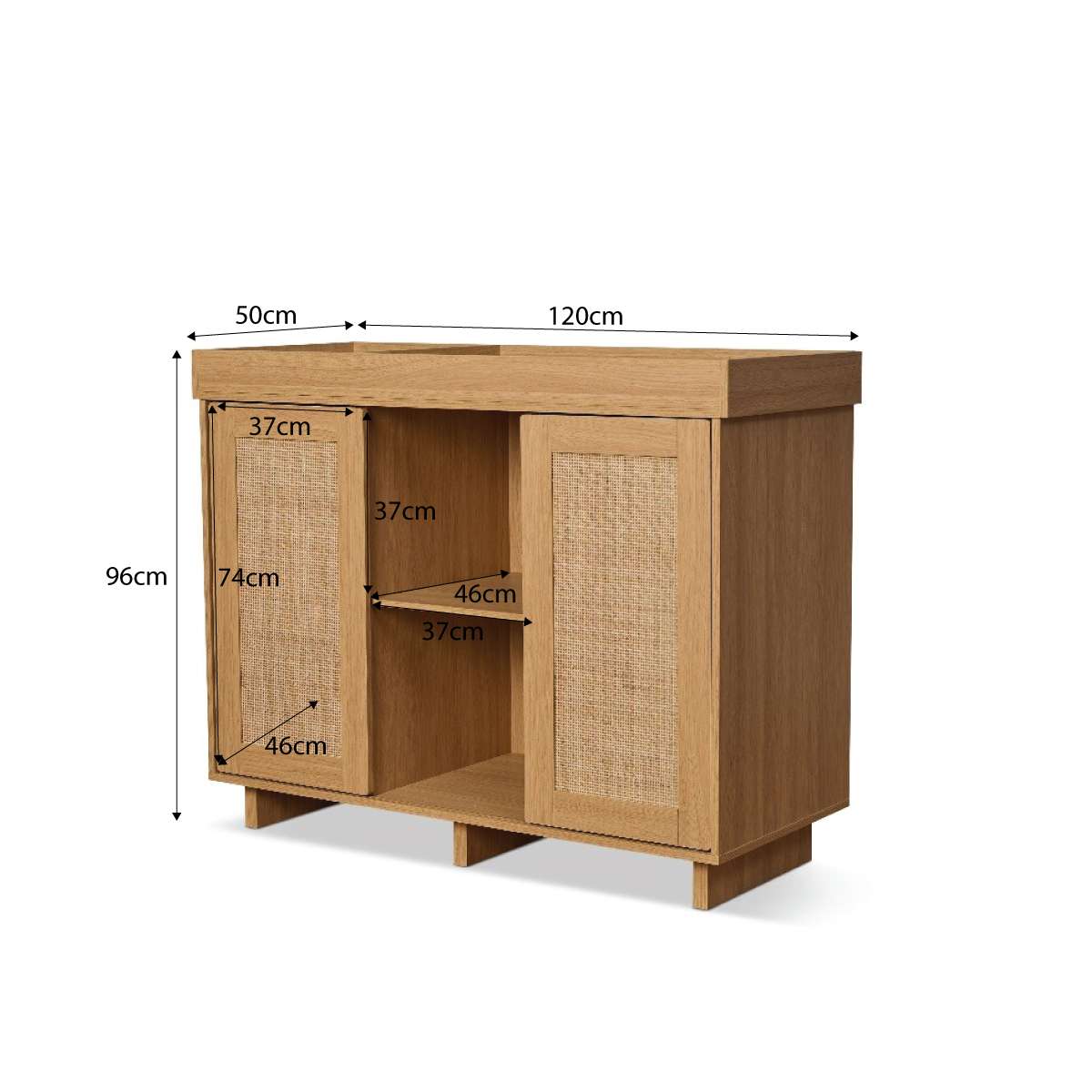 Elliot Change Table with Removable Top - Natural - Mocka New Zealand