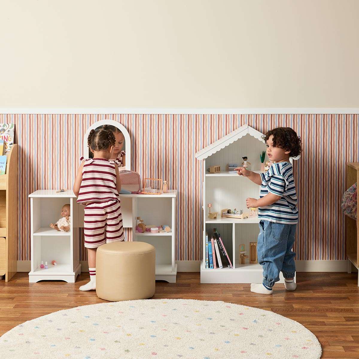 Scalloped Dollhouse Bookshelf - Mocka New Zealand