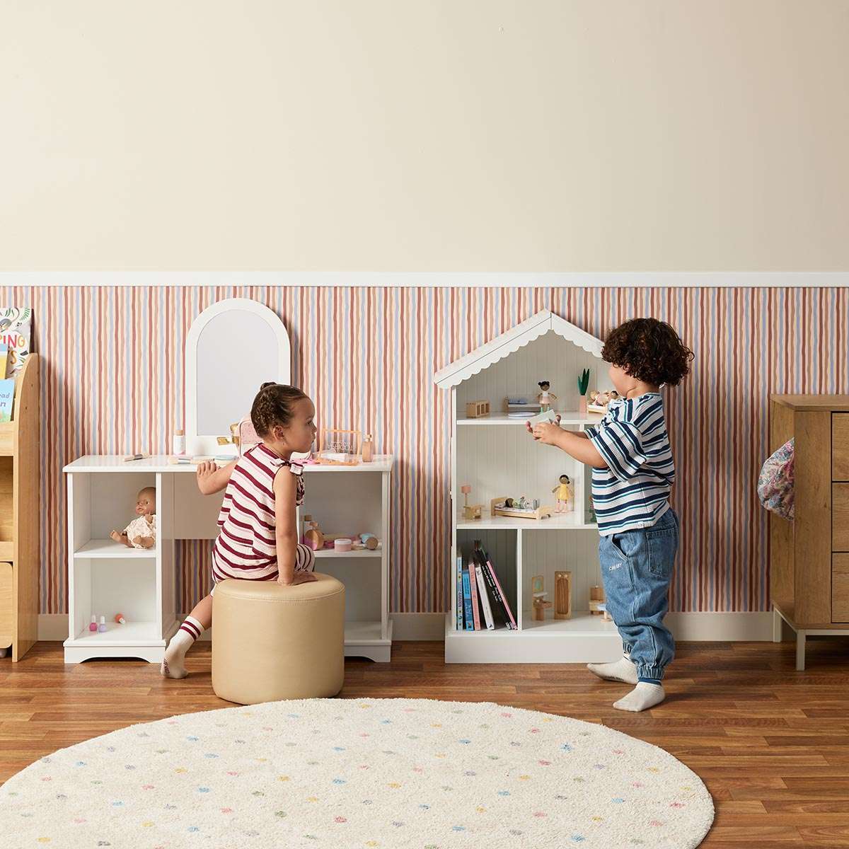 Scalloped Dollhouse Bookshelf - Mocka New Zealand