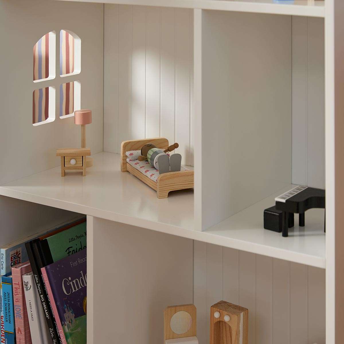 Scalloped Dollhouse Bookshelf - Mocka New Zealand